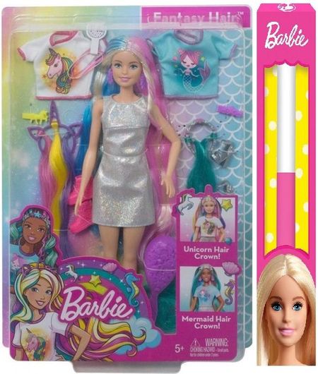 Παιχνιδολαμπάδα Mattel GHN04 Barbie Φανταστικά Μαλλιά για 5+ Ετών