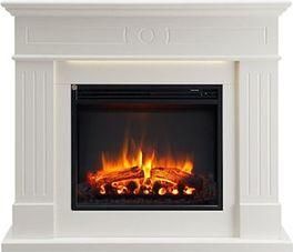 Ηλεκτρικό Τζάκι Richen Leandros Επιδαπέδιο 2000W 110x95cm Λευκό