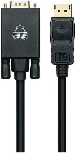 Καλώδιο Powertech CAB-DP056 DisplayPort male σε VGA male 1.8m Μαύρο