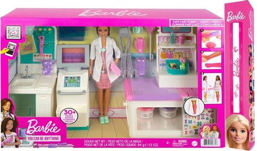 Παιχνιδολαμπάδα Mattel GTN61 Barbie Σετ Κλινικής για 3+ Ετών
