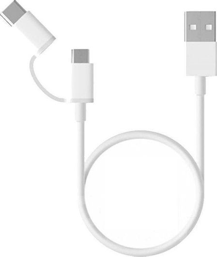 Καλώδιο Xiaomi SJV4083TY Regular USB σε Type-C / micro USB 0.3m Λευκό