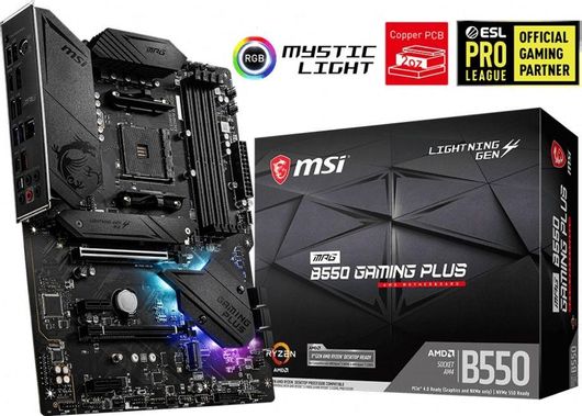 Μητρική Κάρτα MSI MPG B550 Gaming Plus ATX με AMD AM4 Socket