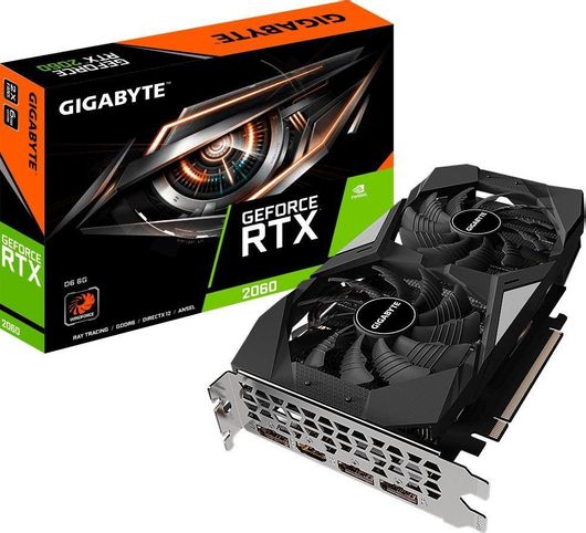 Κάρτα Γραφικών Gigabyte GeForce RTX 2060 6GB GDDR6 D6 (rev. 2.0)