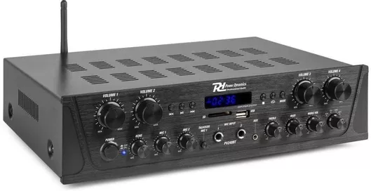 Τελικός Ενισχυτής Εγκαταστάσεων Power Dynamics με 4 Ζώνες 100W / 100V & Συνδέσεις USB / FM / Bluetooth