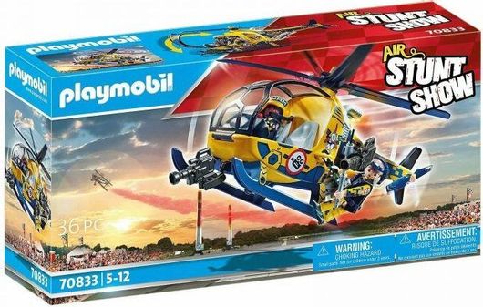 Playmobil Stunt Show Helicopter with Film Crew για 5+ Ετών
