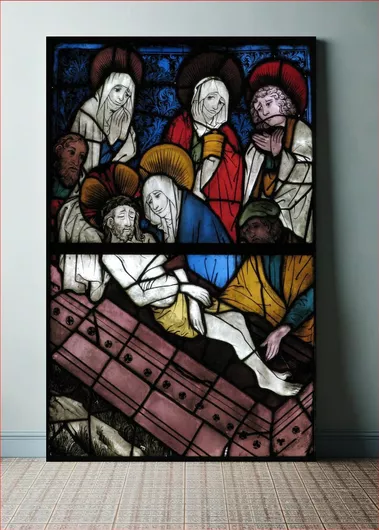 Πίνακας Stained Glass Panel with the Entombment, German 20x30cm