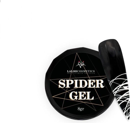 Τζελ Νυχιών Laloo Cosmetics Spider Gel White 8ml