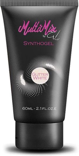 Τζελ Νυχιών GEL.IT.UP MultiMix Synthogel Glitter White 60ml