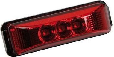 Φως Όγκου Φορτηγού Dectane 24V 3LED 103x35mm Κόκκινο