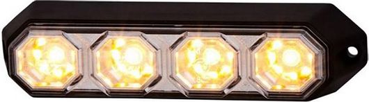 Φως Όγκου Φορτηγού Horpol HOR78 12 / 24V 6W 4LED 143x35mm Πορτοκαλί