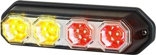 Φως Προσθετο 3 Λειτουργιων Horpol LZD2264 12 / 24V Κόκκινο / Πορτοκαλί