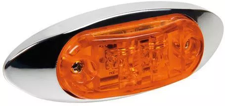 Φως Όγκου Φορτηγού Lampa 2LED 24V 100mm Πορτοκαλί
