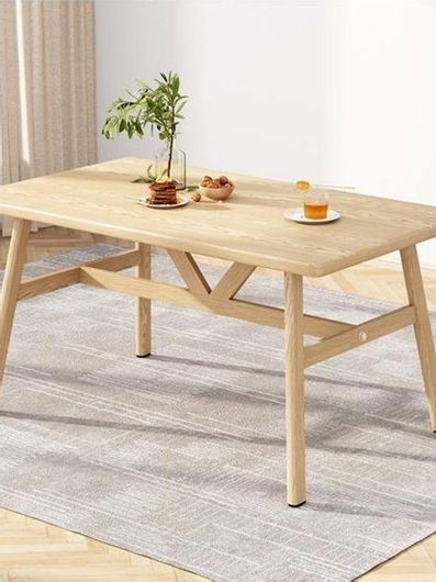 Τραπέζι Κουζίνας Ξύλινο Φυσικό 140x60x73cm