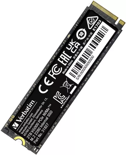 SSD Verbatim Vi5000 2TB M.2 NVMe PCI Express 4.0