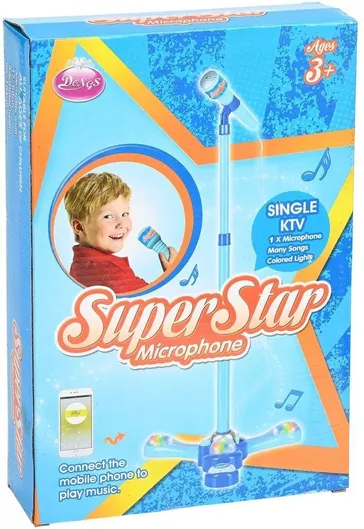 Μουσικό Παιχνίδι Μικρόφωνο Martin Toys με Φώτα & Μουσική για 3+ Ετών