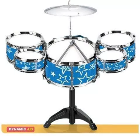 Μουσικό Παιχνίδι Ντραμς Επιμεταλλωμένο για 3+ Ετών