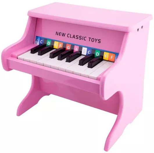 Μουσικό Παιχνίδι Πιάνο New Classic Toys 18 Πλήκτρων Μονής Οκτάβας Ξύλινο για 3+ Ετών