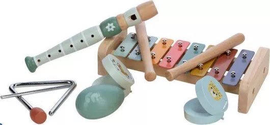 Μουσικό Παιχνίδι Σετ FreeOn Free2Play με Όργανα Ξύλινο για 3+ Ετών