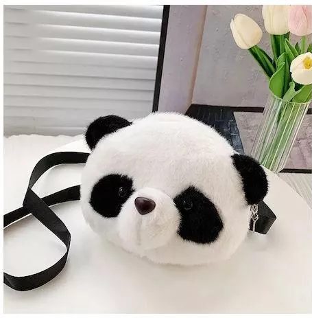 Παιδική Τσάντα Βόλτας 18x8x15cm Panda Λευκό