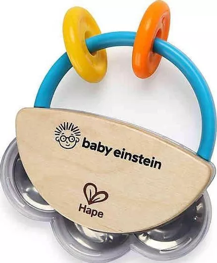 Παιδικό Κρουστό Tiny Tambourine Hape Kids II Ξύλινο 3+ Μηνών