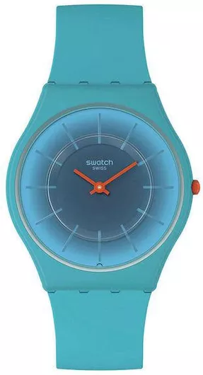 Παιδικό Ρολόι Swatch SS08N114 από Καουτσούκ/Πλαστικό Γαλάζιο