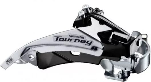 Σασμάν Shimano Εμπρόσθιο Tourney FD-TY510 3x7/6 34.9mm με Αντάπτορα 31.8mm Μαύρο