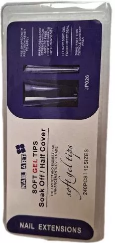 Tips Νυχιών Soak Off Gel Medium Σετ 240τμχ 12 Μεγέθη 002