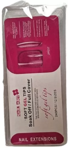 Tips Νυχιών Soak Off Gel Medium Σετ 240τμχ 12 Μεγέθη 004