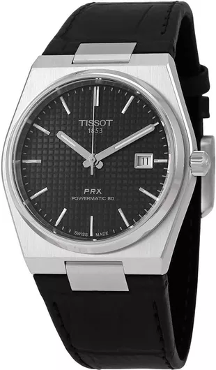 Ανδρικό Ρολόι Tissot T137.407.16.051.00 Μπαταρίας με Δερμάτινο Λουράκι Μαύρο