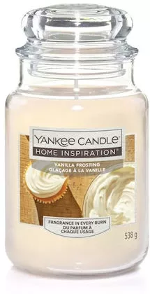 Αρωματικό Κερί Yankee Candle σε Βάζο Vanilla Frosting 538gr