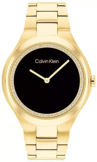 Γυναικείο Ρολόι Calvin Klein Admire με Μεταλλικό Μπρασελέ Χρυσό