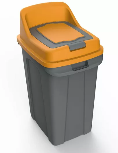 Κάδος Ανακύκλωσης Planet Πλαστικό 50lt Πορτοκαλί