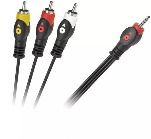 Καλώδιο Jack 3.5mm 3xRCA 3m.