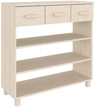 Κονσόλα vidaXL 340464 Μασίφ Ξύλο 90x35x90cm