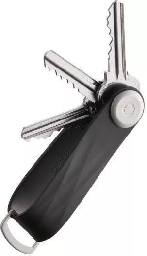 Μπρελόκ Orbitkey Καουτσούκ Μαύρο