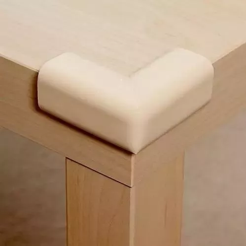 Saftydad Προστατευτικά για Γωνίες με Αυτοκόλλητο Εκρού 10τμχ