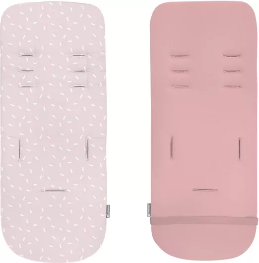 Στρώμα Καροτσιού Kikka Boo Διπλής Όψης 34x84x2.1cm Ροζ