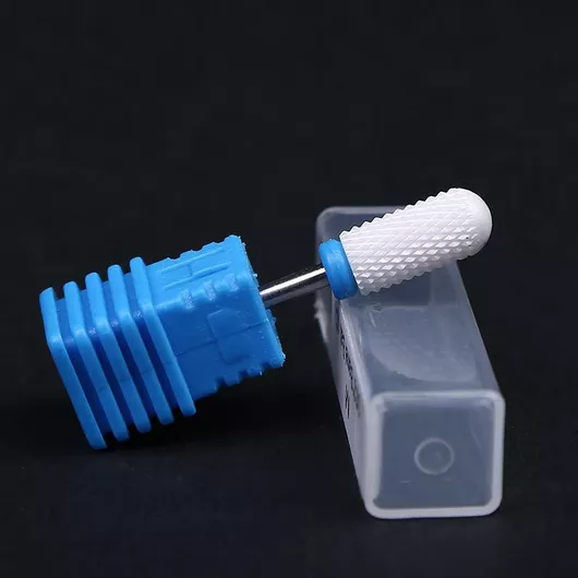 Φρέζα Νυχιών Κεραμικη 3/32 Barrel Ball M (m) Blue No 23