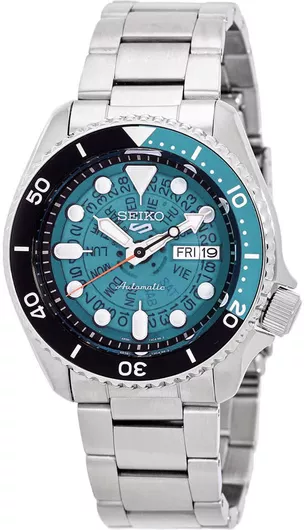 Ανδρικό Ρολόι Seiko SRPJ45K1 Χρονογράφος με Μεταλλικό Μπρασελέ Ασημί