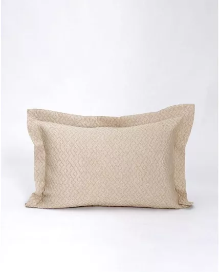 Μαξιλαροθήκη Pennie Μονόχρωμη Βαμβάκι & Πολυεστέρας 50x70cm Μπεζ
