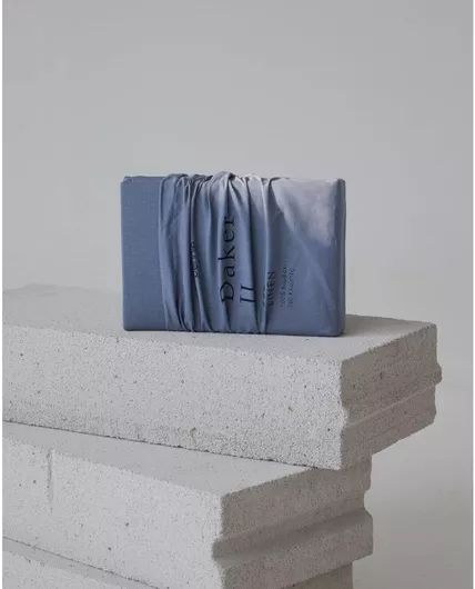 Σετ Μαξιλαροθήκες Pennie 212536-17 Μονόχρωμο Βαμβακερή 50x70cm Μπλε