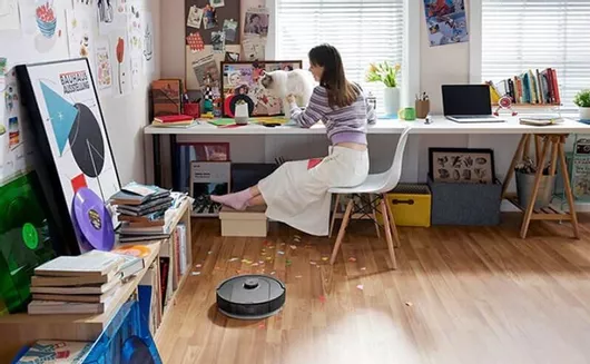 Σκούπα Ρομπότ Roborock Q5 Pro για Σκούπισμα & Σφουγγάρισμα με Wi-Fi Μαύρο