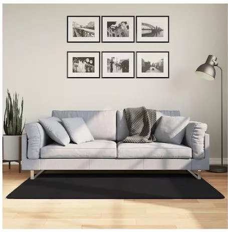 Χαλί Σαλονιού vidaXL Μοντέρνο Ορθογώνιο 80x150cm Μαύρο