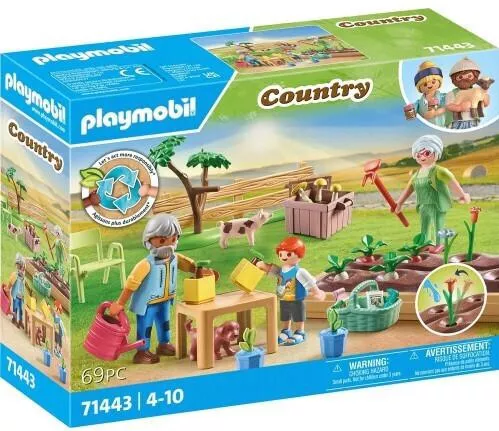 Playmobil Country Ο Λαχανόκηπος Του Παππού Και Της Γιαγιάς για 4-10 ετών