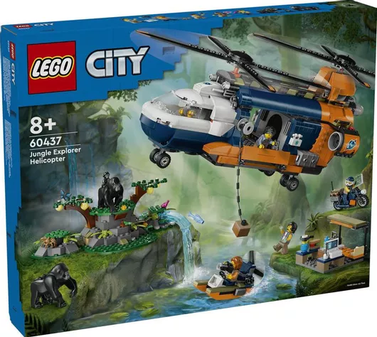 Lego City: Jungle Explorer Helicopter at Base Camp για 8+ Ετών #60437