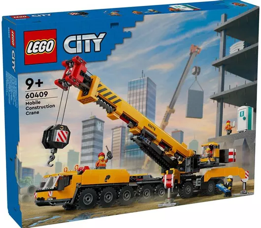 Lego City: Yellow Mobile Construction Crane για 9+ Ετών #60409