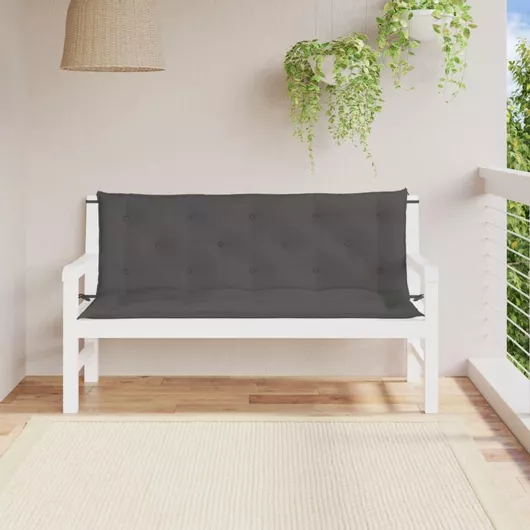 Μαξιλάρι Κούνιας Κήπου vidaXL 150x50cm 1τμχ Γκρι
