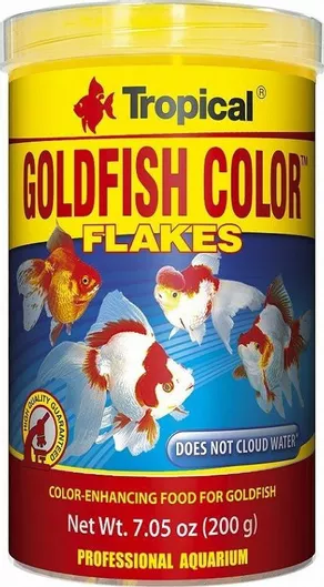 Τροφή Ψαριών Tropical Colour για Χρυσόψαρα σε Νιφάδες 100ml 20gr