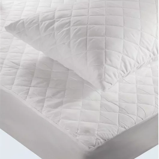 Σετ Προστατευτικά Μαξιλαριών HomeLine Καπιτονέ 70x50cm 2τμχ Λευκό