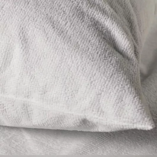 Σετ Προστατευτικά Μαξιλαριών HomeLine Πετσετέ 70x50cm 2τμχ Λευκό